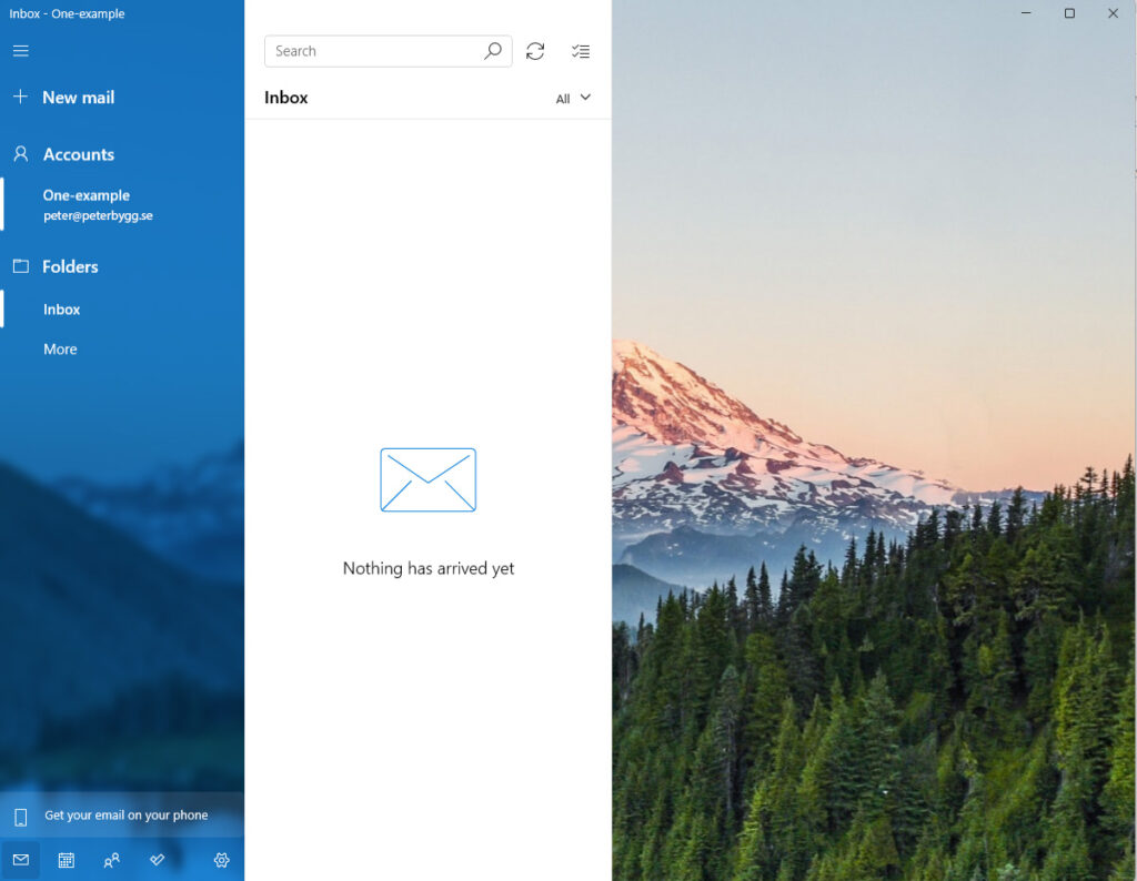 Windows Mail, steg 1: Öppna appen Windows Mail